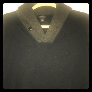 J. Crew navy and gray pullover